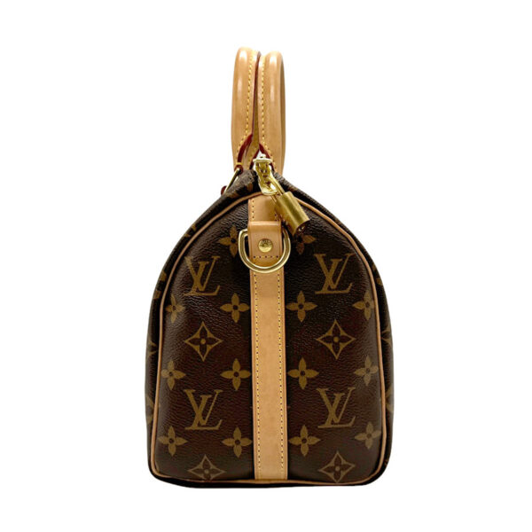 z2298 2 Louis Vuitton Speedy Bandouliere 25 Shoulder Bag Monogram Canvas Brown