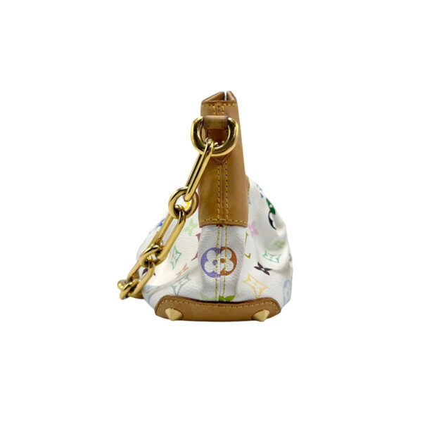 z2299 2 Louis Vuitton Judy PM Handbag Monogram Multicolor White