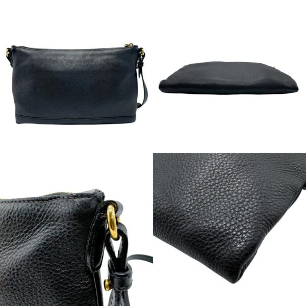 z2315 3 c Prada Shoulder Bag Leather Black