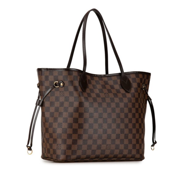 ze5i8qo31my0cu10 2 Louis Vuitton Damier Neverfull MM Tote Bag Brown