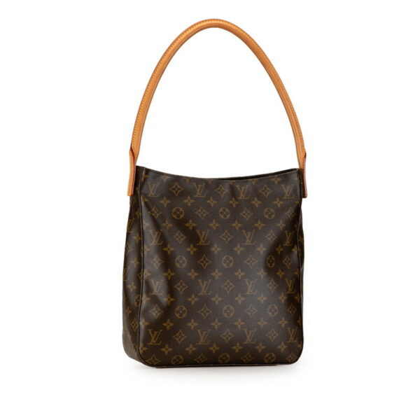 zpgo3ktnk30d6kwl 2 Louis Vuitton Monogram Looping GM Shoulder Bag Brown