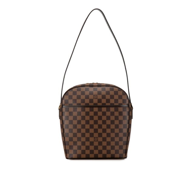 zv43quiir7wdqj5s 1 Louis Vuitton Damier Ipanema GM Shoulder Bag Brown