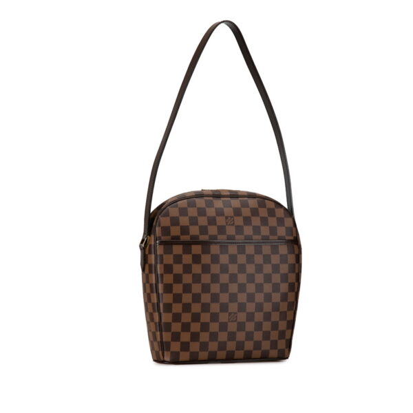 zv43quiir7wdqj5s 2 Louis Vuitton Damier Ipanema GM Shoulder Bag Brown