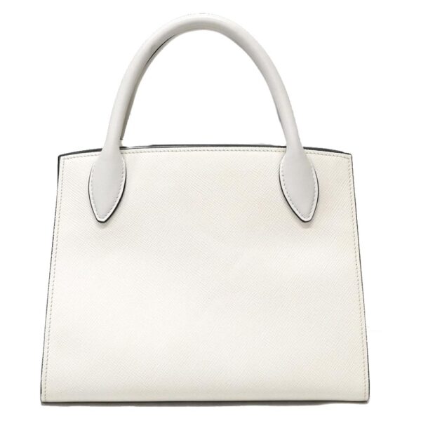 1 2 Prada 2WAY Bag Leather White