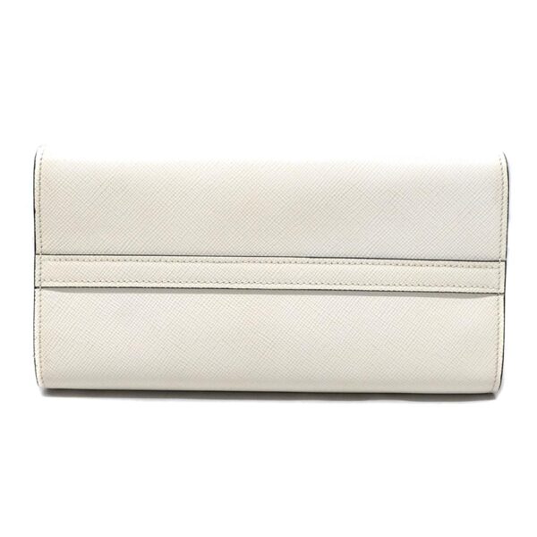 1 4 Prada 2WAY Bag Leather White