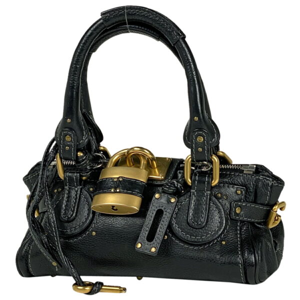 1000066389971 11 Chloe Paddington Handbag Leather Black