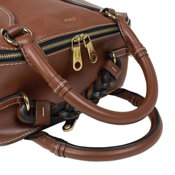 1000069803740 16 Chloe Dahlia 2WAY Shoulder Bag Leather Brown