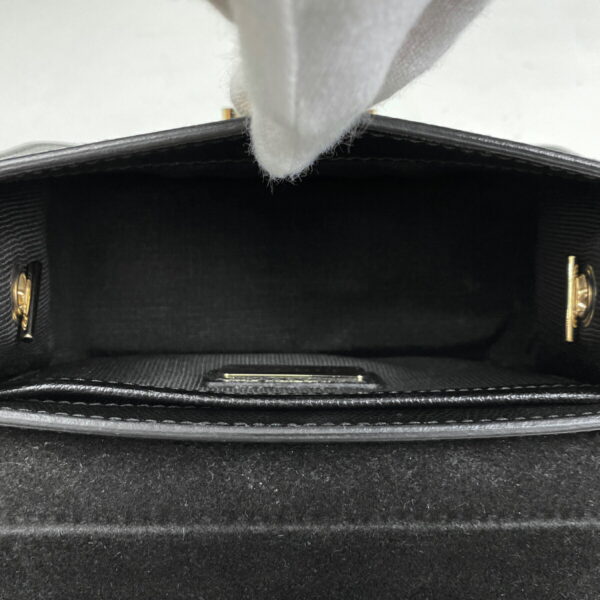 1000074023430 16 Furla Metropolis Chain Shoulder Bag Leather Black