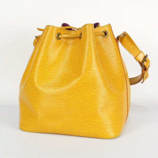 10003035 2 Louis Vuitton Petit Noe Shoulder Bag Epi Tassili Yellow