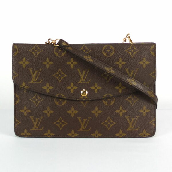 10003071 1 Louis Vuitton Double Mule 2WAY Clutch Bag Monogram