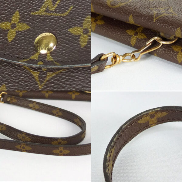 10003071 10 Louis Vuitton Double Mule 2WAY Clutch Bag Monogram