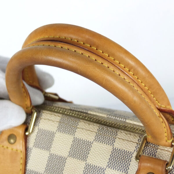 10003086 4 Louis Vuitton Speedy 30 Handbag Damier Azur