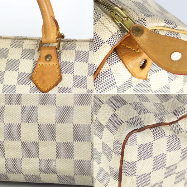 10003086 7 Louis Vuitton Speedy 30 Handbag Damier Azur