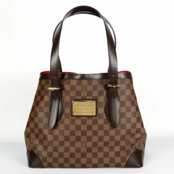 10003088 1 Louis Vuitton Hampstead MM Tote Bag Damier Ebene