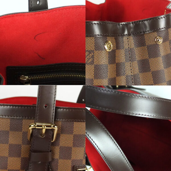 10003088 8 Louis Vuitton Hampstead MM Tote Bag Damier Ebene