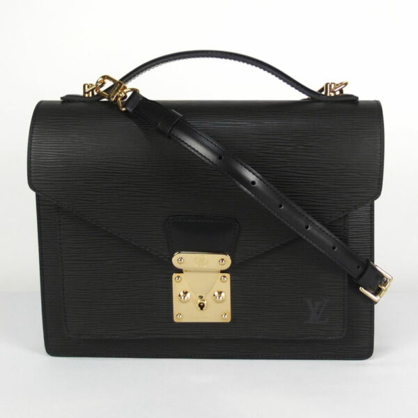 10003153 1 Louis Vuitton Monceau Epi Noir 2WAY Bag