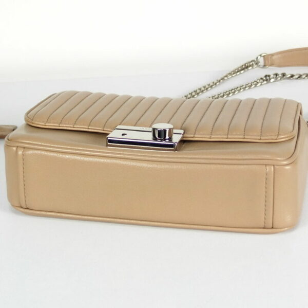 10003169 3 Prada Chain Shoulder Bag Beige