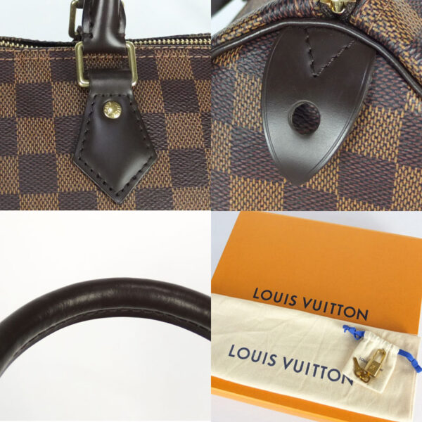 10003296 8 Louis Vuitton Speedy 25 Damier Ebene Handbag