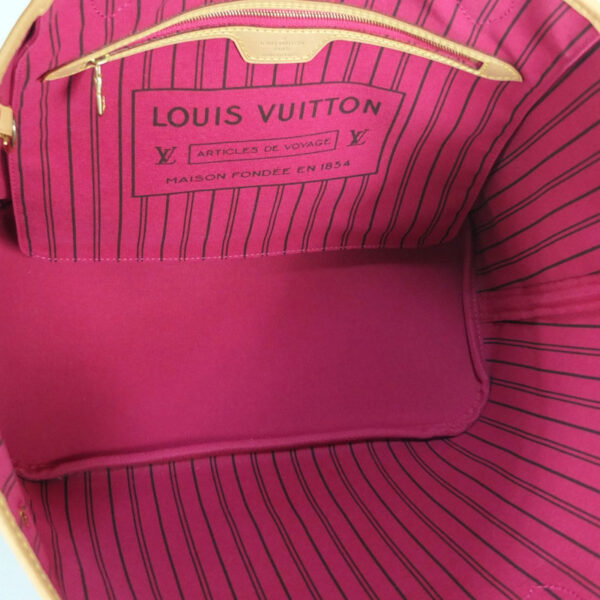 10003457 9 Louis Vuitton Neverfull MM Monogram Pivoine Tote Bag