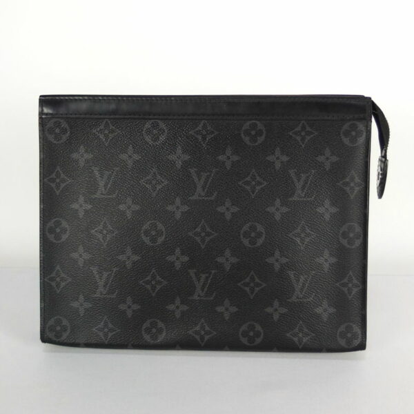 10003480 1 Louis Vuitton Pochette Voyage MM Monogram Eclipse Clutch Bag