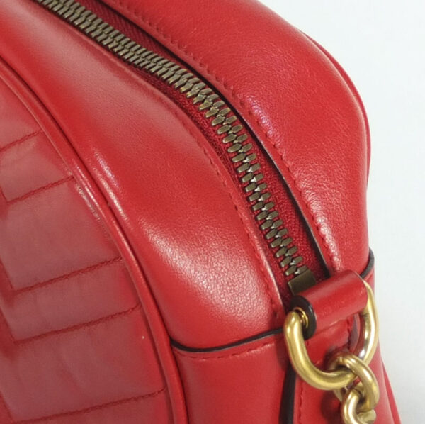 10003494 5 Gucci GG Marmont Quilted Small Shoulder Bag Red