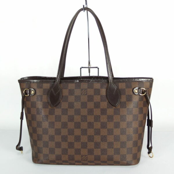 10003561 1 Louis Vuitton Neverfull PM Damier Ebene Tote Bag