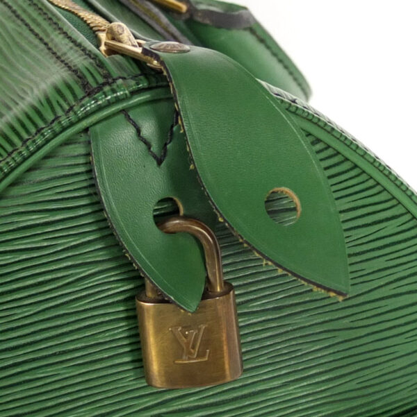 10003605 5 Louis Vuitton Speedy 30 Epi Borneo Green Handbag