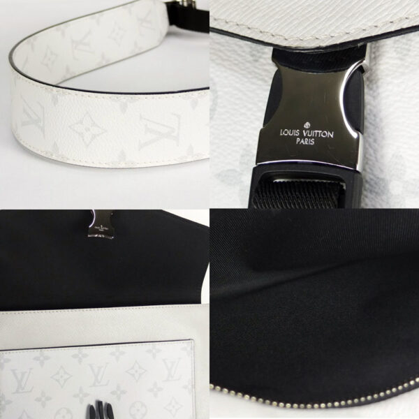 10003669 9 Louis Vuitton Flap Messenger Antarctica Taigarama Monogram