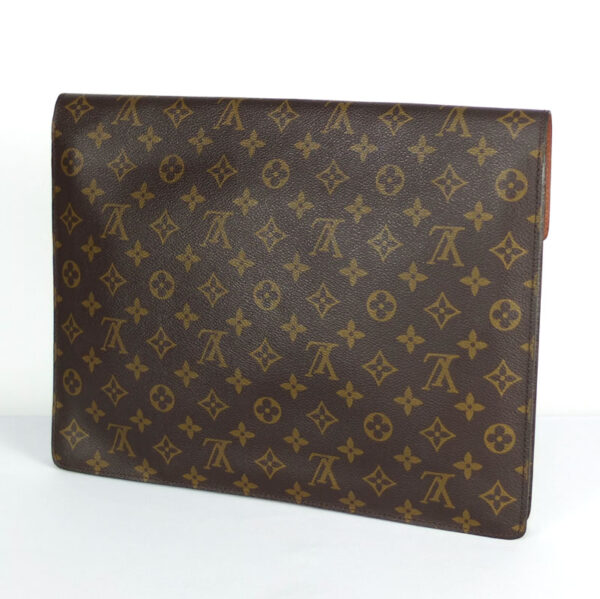 10003674 2 Louis Vuitton Porte Documents Senator Monogram Clutch Bag