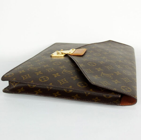 10003674 6 Louis Vuitton Porte Documents Senator Monogram Clutch Bag