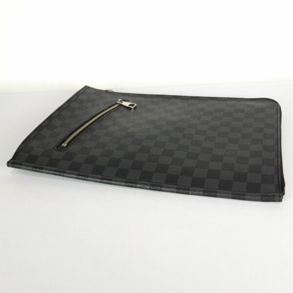 10003737 3 Louis Vuitton Posh Document Damier Graphite Clutch Bag