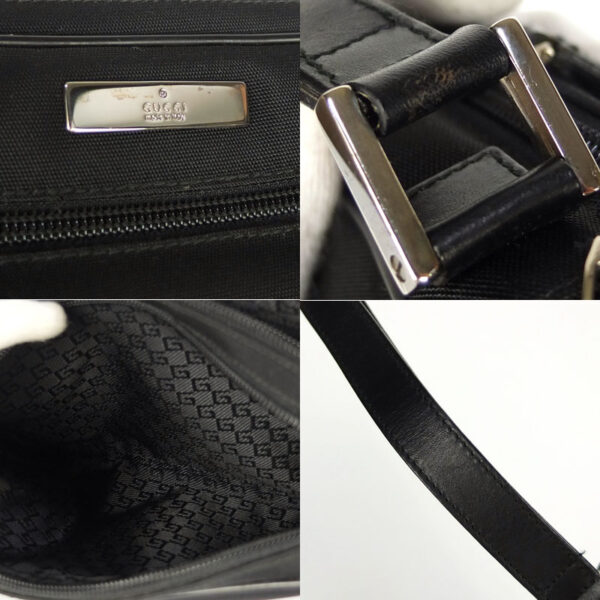 10003864 8 Gucci Nylon Shoulder Bag Black