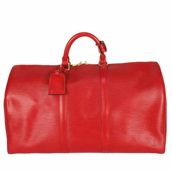 10003972 1 Louis Vuitton Keepall 50 Epi Castilian Red Bag