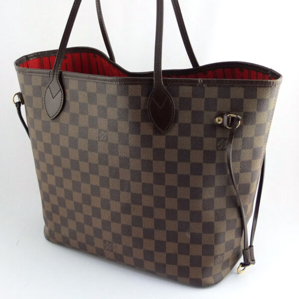 10004133 2 Louis Vuitton Neverfull MM Damier Ebene Tote Bag