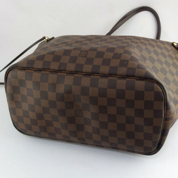 10004133 3 Louis Vuitton Neverfull MM Damier Ebene Tote Bag