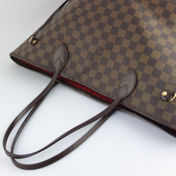 10004133 6 Louis Vuitton Neverfull MM Damier Ebene Tote Bag