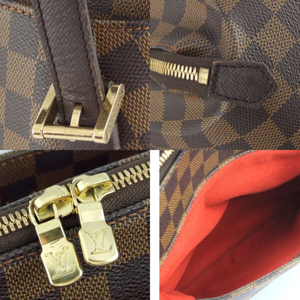 10004228 9 Louis Vuitton Belem MM Damier Ebene Tote Bag