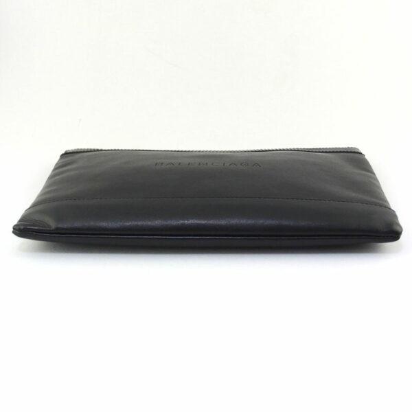 10004364 3 Balenciaga Navy Clip M Clutch Bag Black