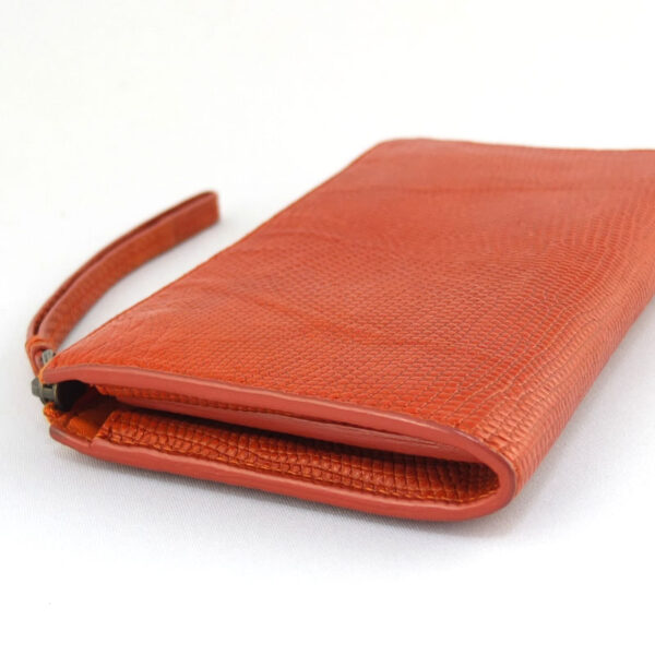 10004373 3 Bottega Veneta L Shaped Long Wallet Orange