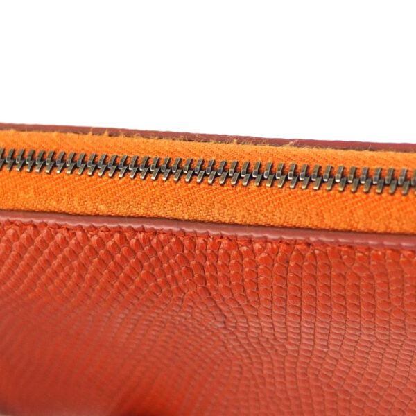 10004373 5 Bottega Veneta L Shaped Long Wallet Orange