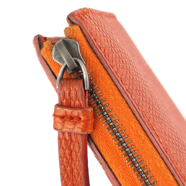 10004373 6 Bottega Veneta L Shaped Long Wallet Orange