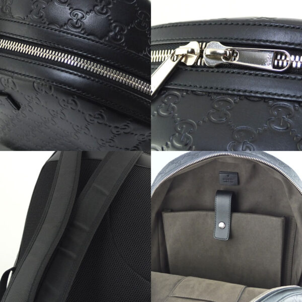 10004449 9 Gucci Guccissima Backpack Black