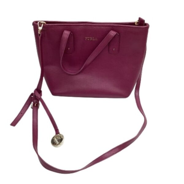 1002100891761 2 Furla 2WAY Bag Handbag Shoulder Bag Purple