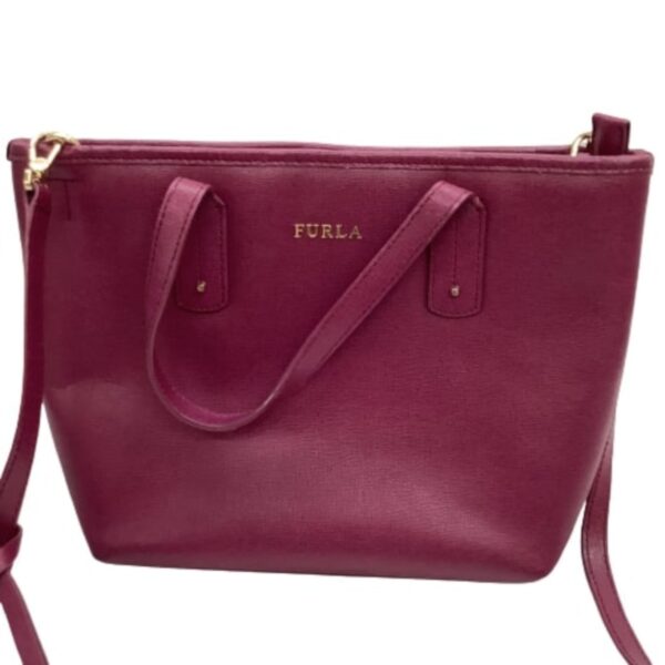 1002100891761 5 Furla 2WAY Bag Handbag Shoulder Bag Purple