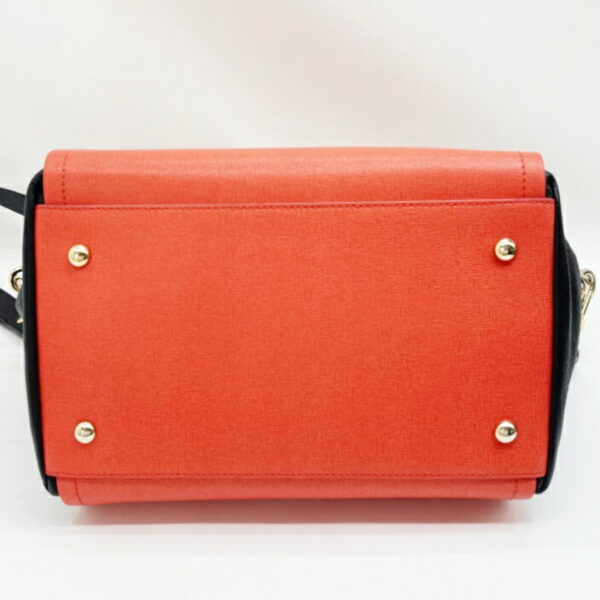 1009102807226 6 Furla Handbag Shoulder Bag Orange Black