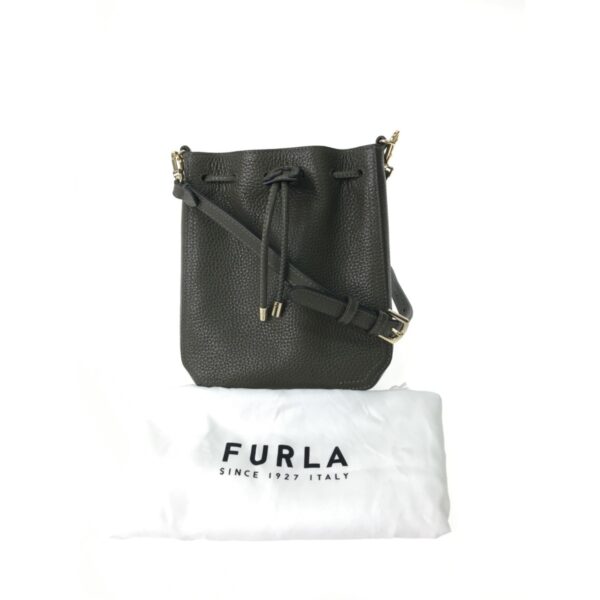 1013102982586 1 Furla Athena Shoulder Bag Mini Bag Leather Olive