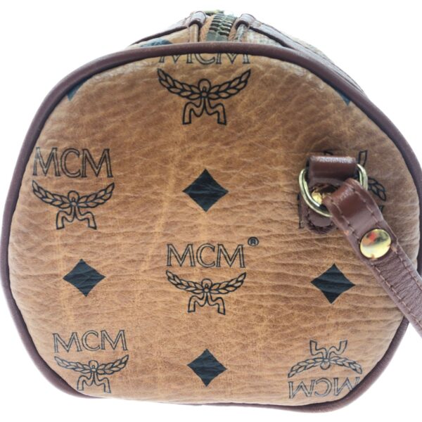 1016003115862 6 MCM Logogram Shoulder Bag Tubular Brown