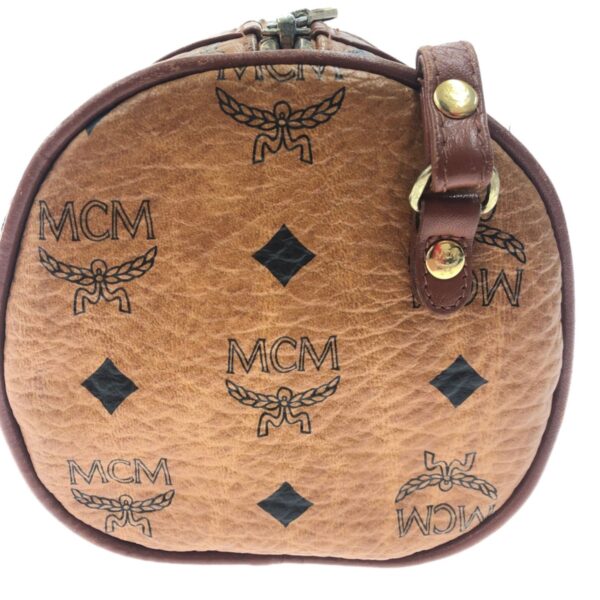 1016003115862 7 MCM Logogram Shoulder Bag Tubular Brown