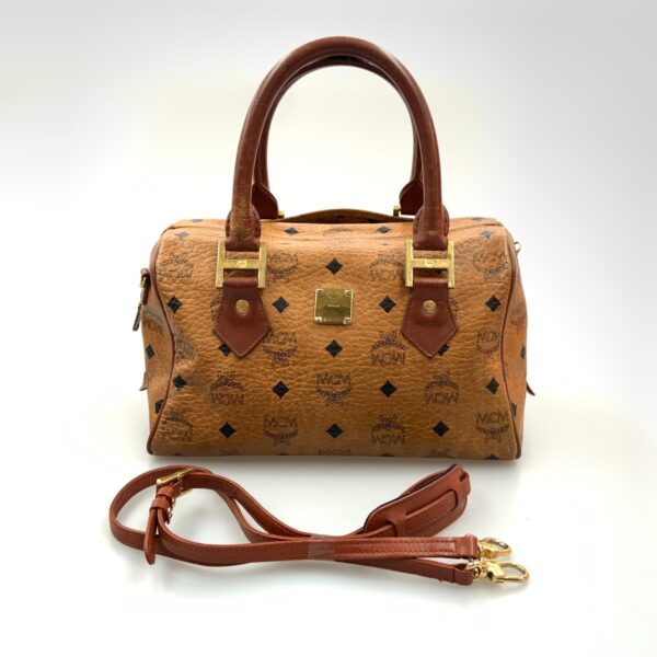 1016003218600 9 MCM Visetos 2WAY Bag Brown