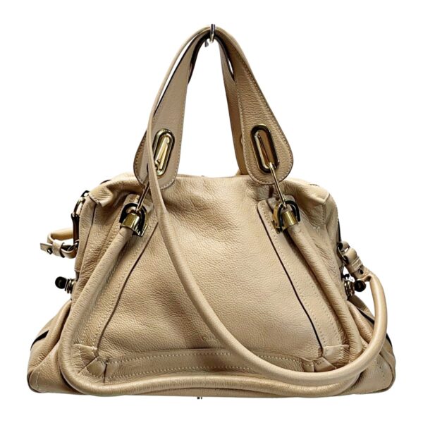 1017004152108 1 rbg Chloe Parati 2WAY Bag Leather Beige